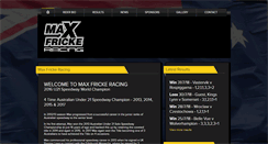 Desktop Screenshot of maxfrickeracing.com